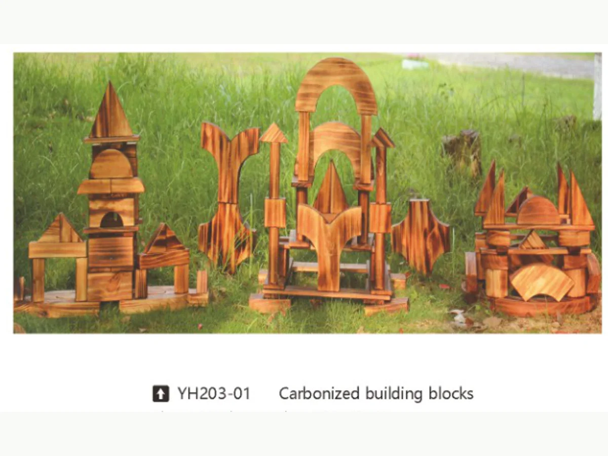 Carbonized Building Blocks